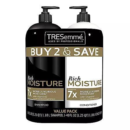 商品TRESemme|TRESemmé Moisture Rich Shampoo & Conditioner Value Pack,价格¥67,第1张图片