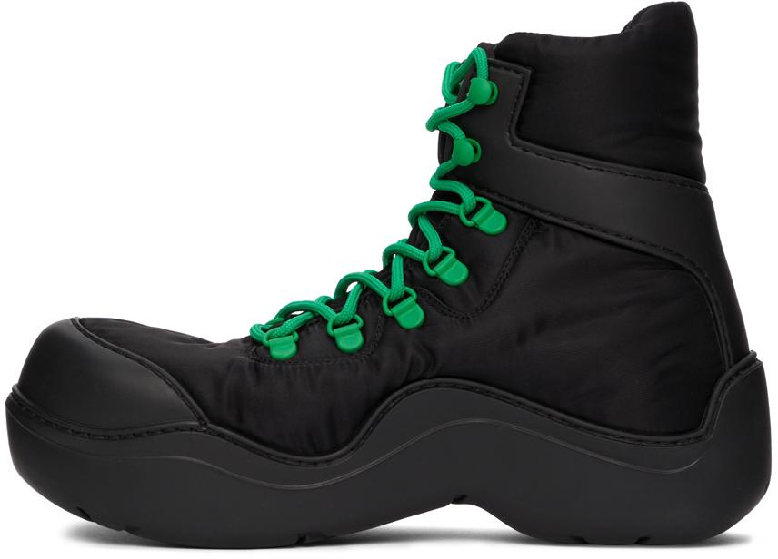 Black & Green Puddle Bomber Boots商品第3张图片规格展示