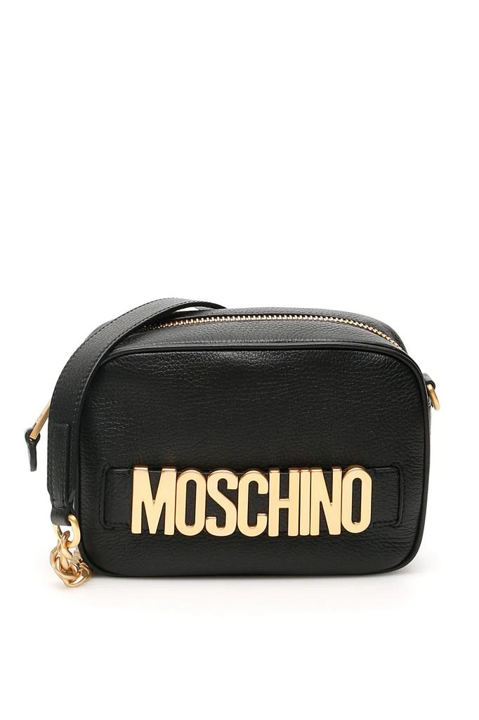 商品Moschino|Moschino leather camera bag with logo,价格¥4604,第1张图片