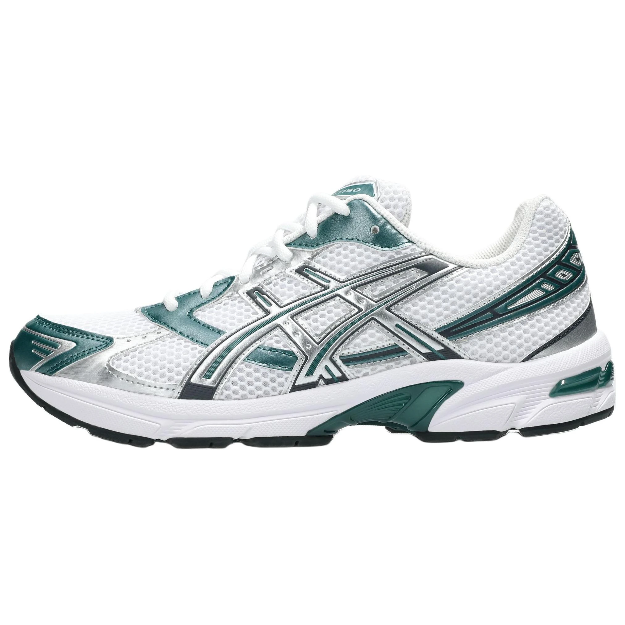 商品[国内直发] Asics|Gel-1130 舒适百搭 低帮 休闲跑步鞋 男女同款 白绿色,价格¥1202,第1张图片