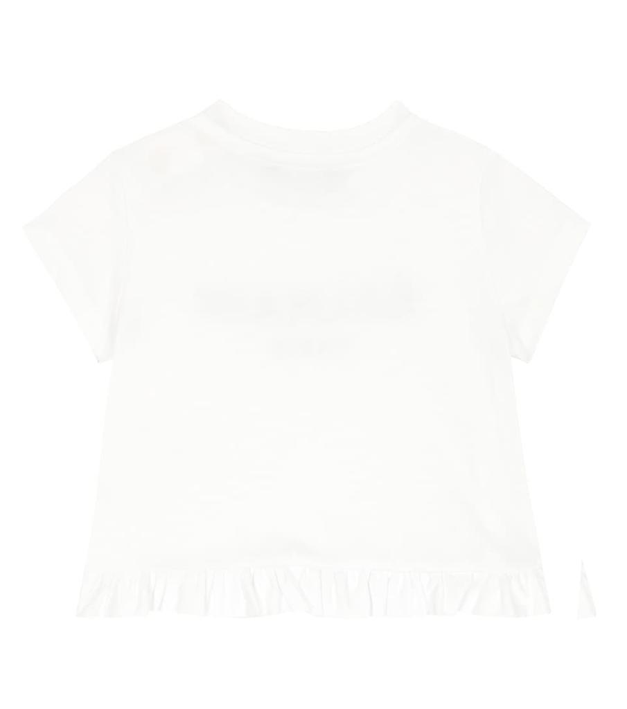 商品Balmain|Baby logo printed T-shirt,价格¥667,第4张图片详细描述