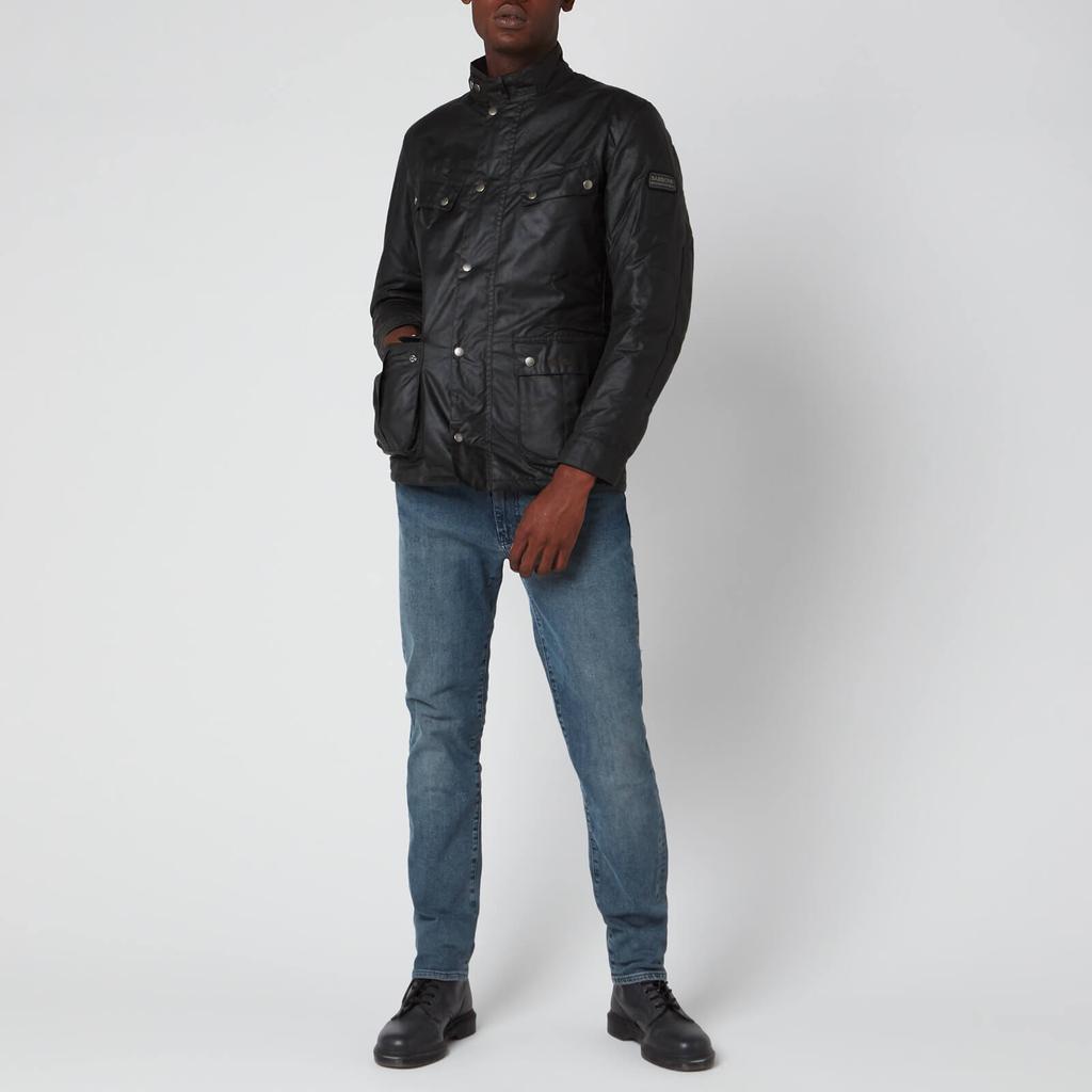 Barbour International Men's Duke Wax Jacket - Black商品第3张图片规格展示