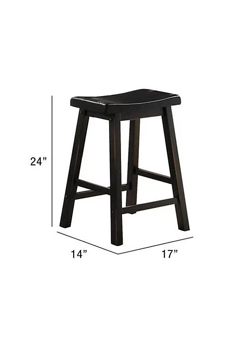 商品Duna Range|Range Gaucho 5 Piece Pack Counter Height Set Black,价格¥4072,第4张图片详细描述