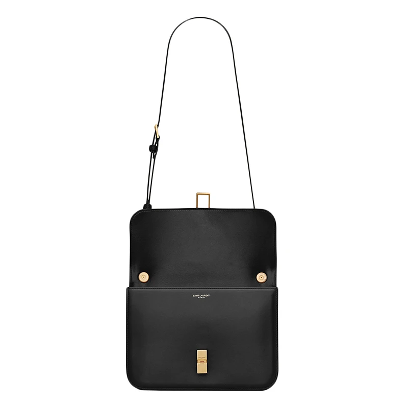SAINT LAURENT PARIS/圣罗兰 新款CARRÉ BOX系列 女士黑色皮革单肩或斜跨包 6332141YF0W1000 商品