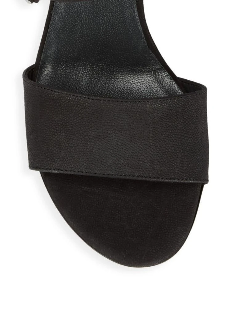 商品Stuart Weitzman|City Leather Ankle Strap Sandals,价格¥1026,第3张图片详细描述