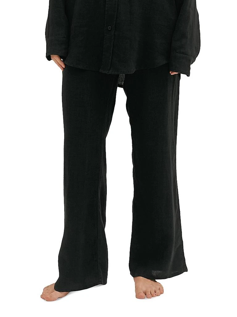商品Desmond & Dempsey|Drawstring Linen Lounge Pants,价格¥959,第2张图片详细描述