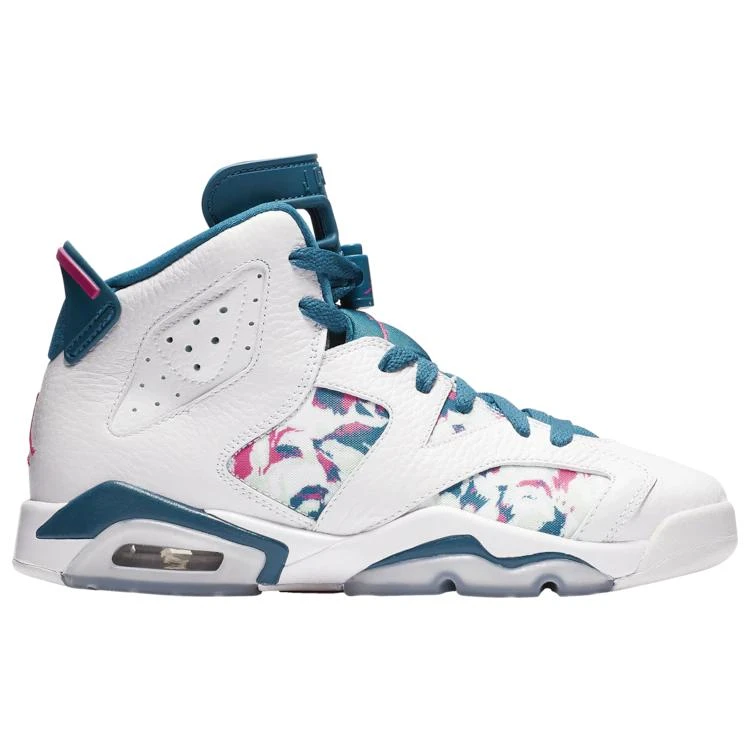 商品Jordan|Jordan Retro 6 - Girls' Grade School篮球鞋 泼墨,价格¥856,第1张图片