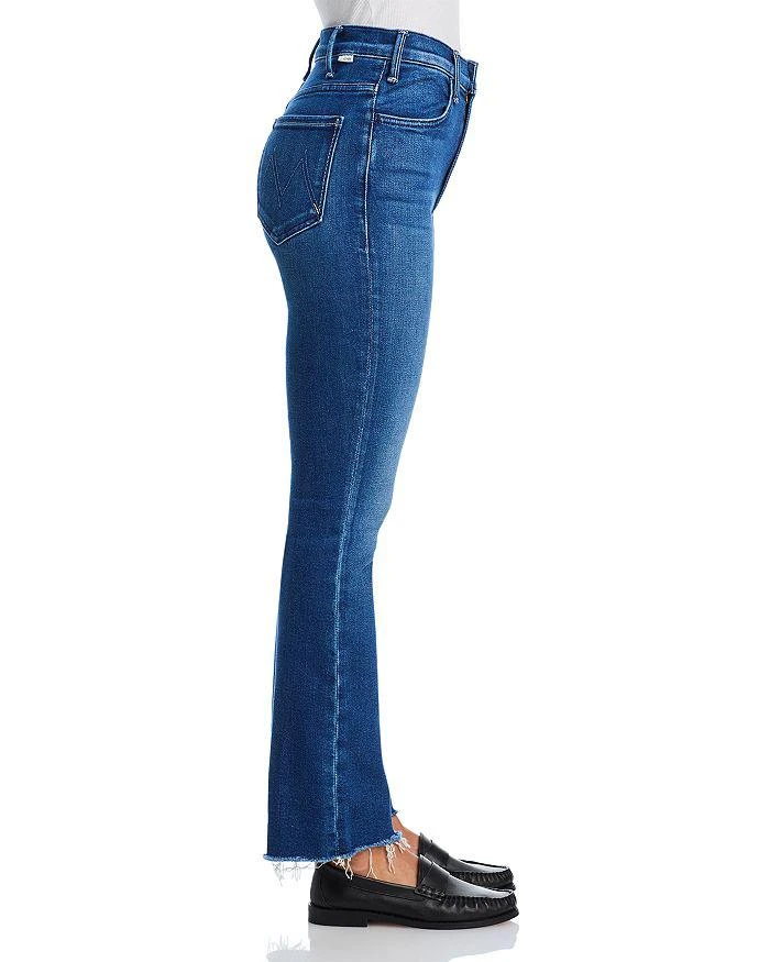 商品MOTHER|Petites Lil Hustler High Rise Flood Fray Jeans in Whatever You Want,价格¥789,第4张图片详细描述