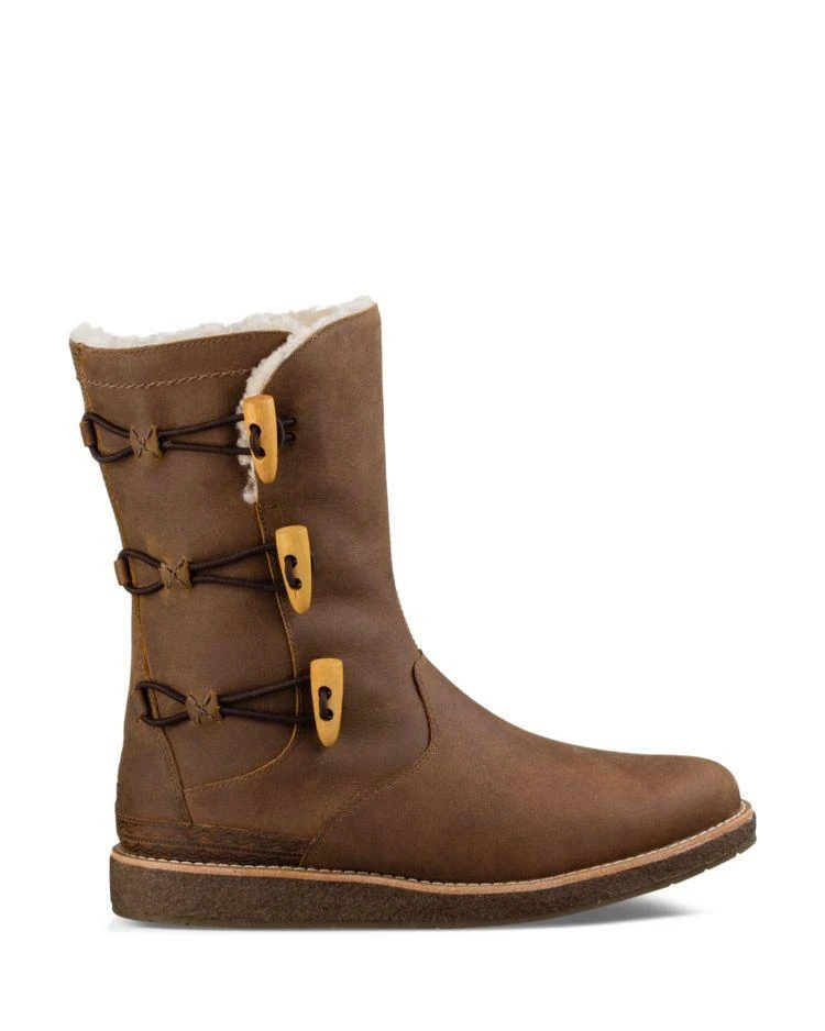 商品UGG|Kaya Leather and Sheepskin Toggle Booties ,价格¥1204,第2张图片详细描述