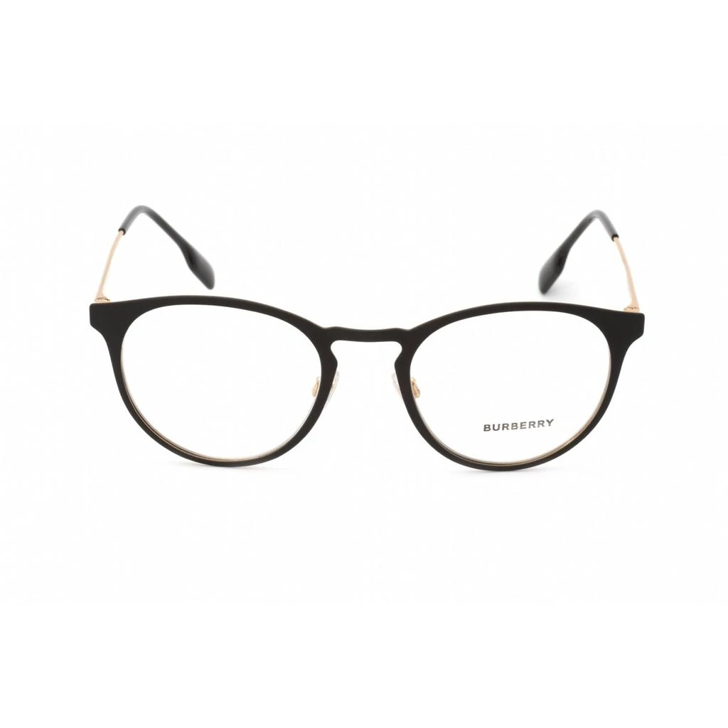 商品Burberry|Burberry Men's Eyeglasses - Clear Lens Black Metal Round Shape Frame | BE1360 1017,价格¥760,第2张图片详细描述