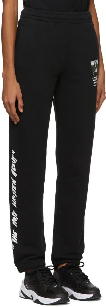 商品Off-White|Black Monalisa Slim Lounge Pants,价格¥1884,第2张图片详细描述