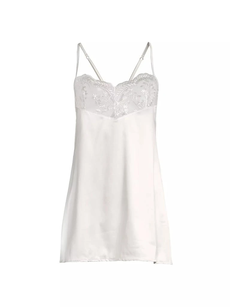商品Kat the Label|Abigail Lace &amp; Satin Minidress,价格¥540,第1张图片
