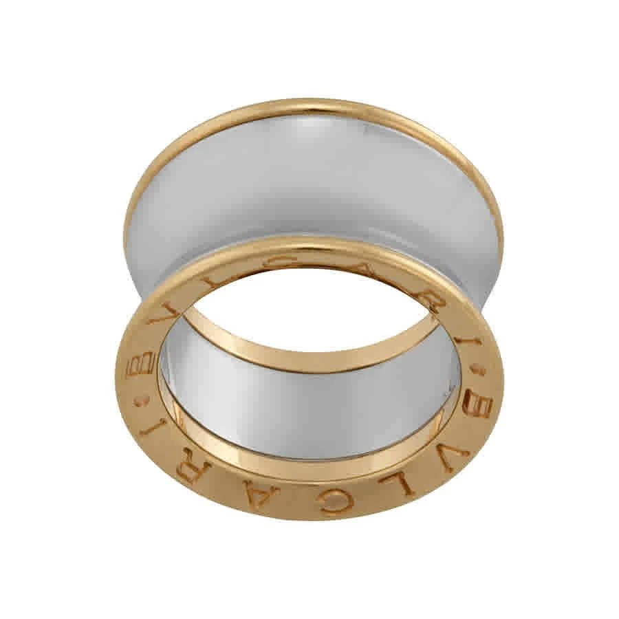 商品BVLGARI|Bvlgari B.zero1 Anish Kapoor Pink Gold and Steel Ring Size 52,价格¥5393,第2张图片详细描述