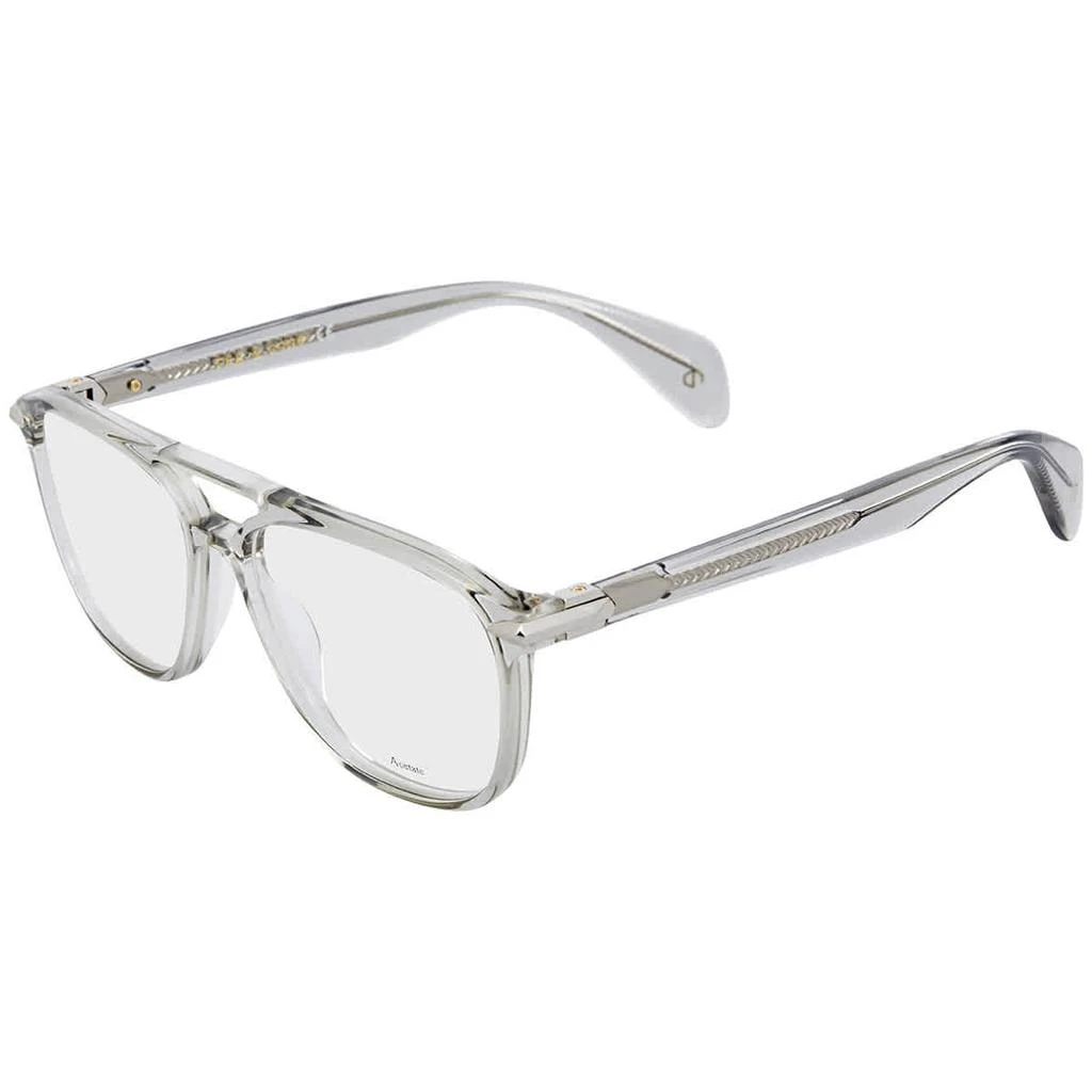 商品Rag & Bone|Demo Pilot Men's Eyeglasses RNB 7012 0KB7 54,价格¥301,第1张图片