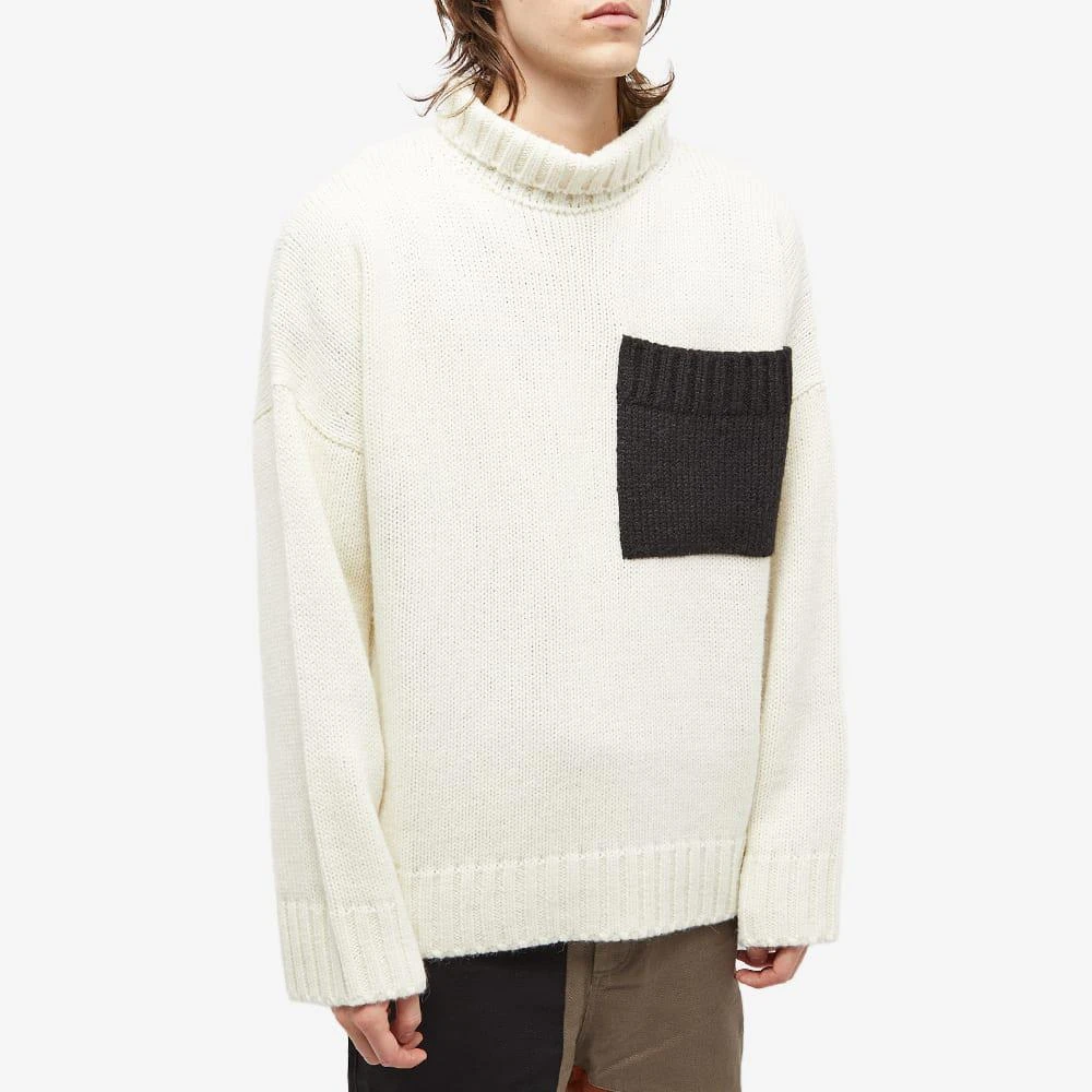 商品JW Anderson|JW Anderson Patch Pocket Turtleneck Jumper,价格¥2599,第2张图片详细描述