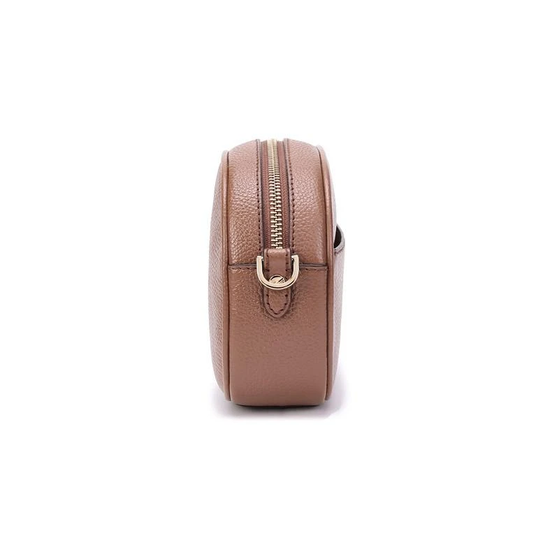 商品[国内直发] Michael Kors|迈克·科尔斯 MICHAEL KORS MK女包 Jet Set系列小号棕色牛皮革单肩斜挎链条包 32S1GT9C0L LUGGAGE 送女友,价格¥990,第3张图片详细描述