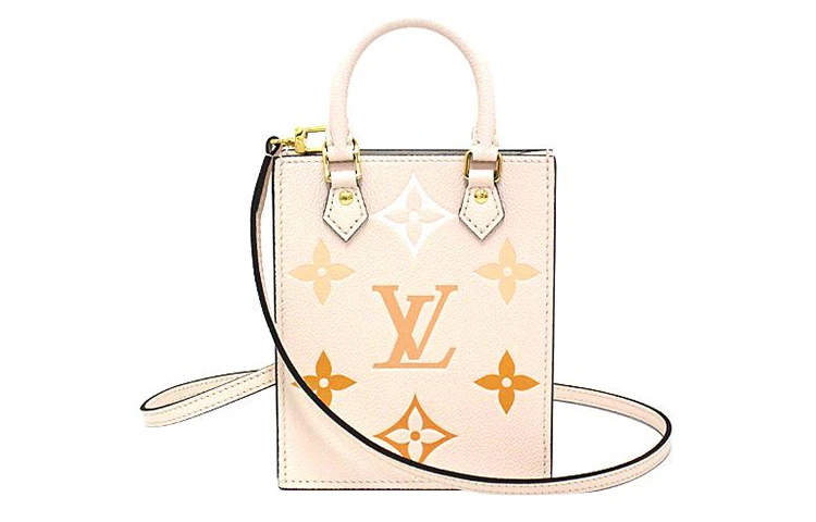 商品[国内直发] Louis Vuitton|Summer 经典老花渐变花纹 小牛皮 琴谱包托特包Tote包购物袋手提包单肩包斜挎包 迷你 女款 香草黄,价格¥15260,第1张图片