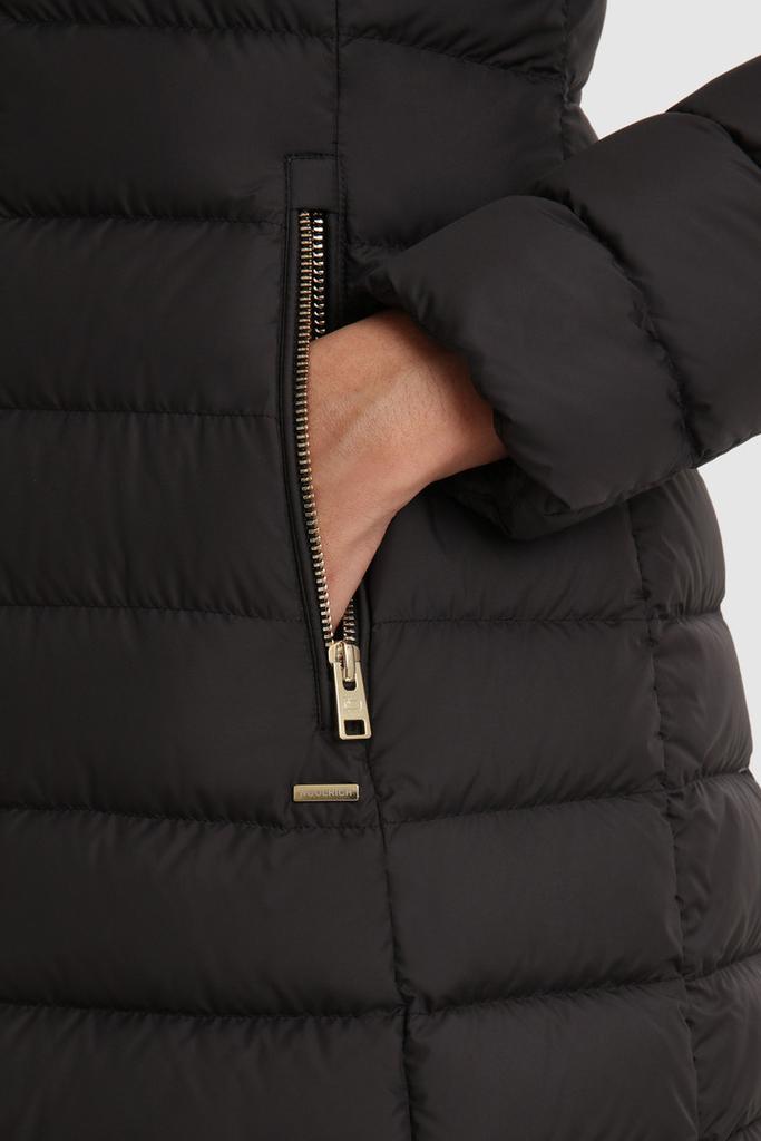 Ellis Quilted Long Jacket with Removable Fur商品第6张图片规格展示