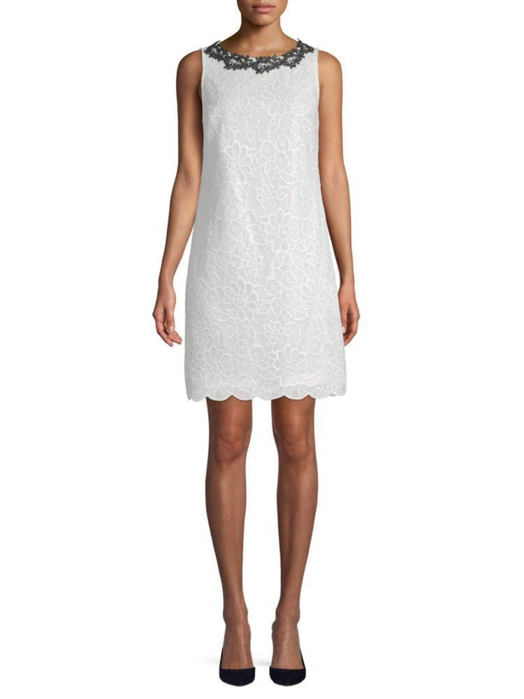 商品Karl Lagerfeld Paris|Lace Mini Dress,价格¥412,第1张图片