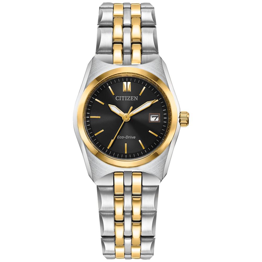 Eco-Drive Women's Corso Two-Tone Stainless Steel Bracelet Watch 28mm商品第1张图片规格展示