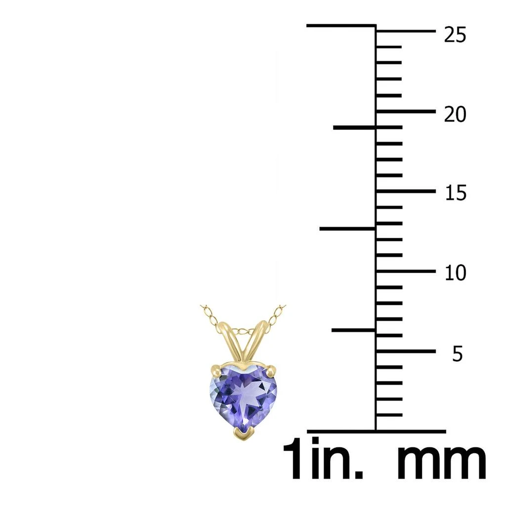 商品SSELECTS|14K  4Mm Heart Tanzanite Pendant,价格¥1008,第3张图片详细描述