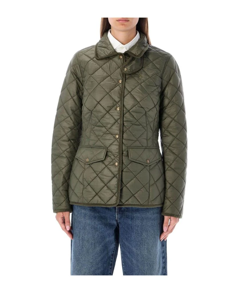 商品Ralph Lauren|Logo-embroidered Buttoned Quilted Jacket Polo Ralph Lauren,价格¥2479,第1张图片