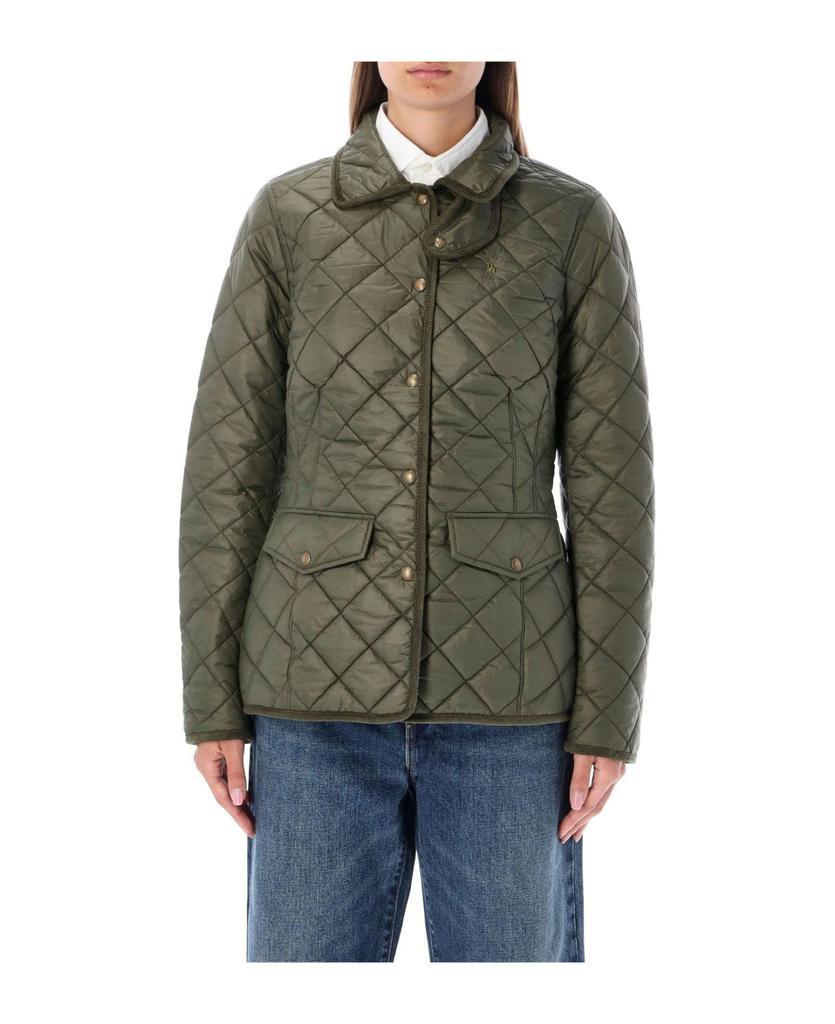 商品Ralph Lauren|Logo-embroidered Buttoned Quilted Jacket Polo Ralph Lauren,价格¥2312,第1张图片