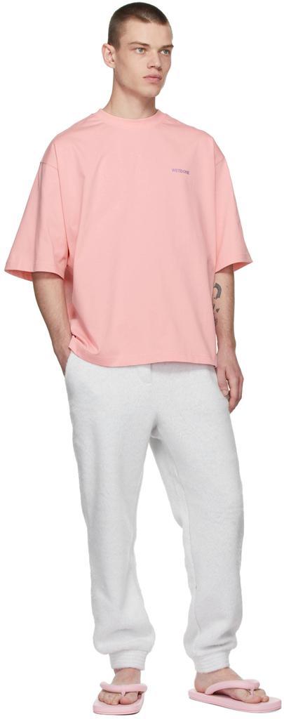 商品We11done|Pink Crystal Logo T-Shirt,价格¥1847,第6张图片详细描述
