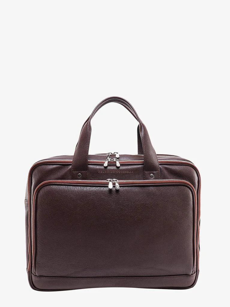 商品Brunello Cucinelli|BRUNELLO CUCINELLI Leather BRIEFCASES,价格¥33011,第1张图片