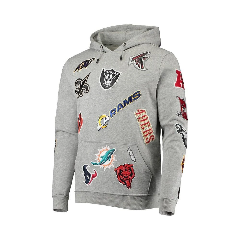 商品Pro Standard|Men's Heathered Gray Nfl Pro League Pullover Hoodie,价格¥1497,第2张图片详细描述