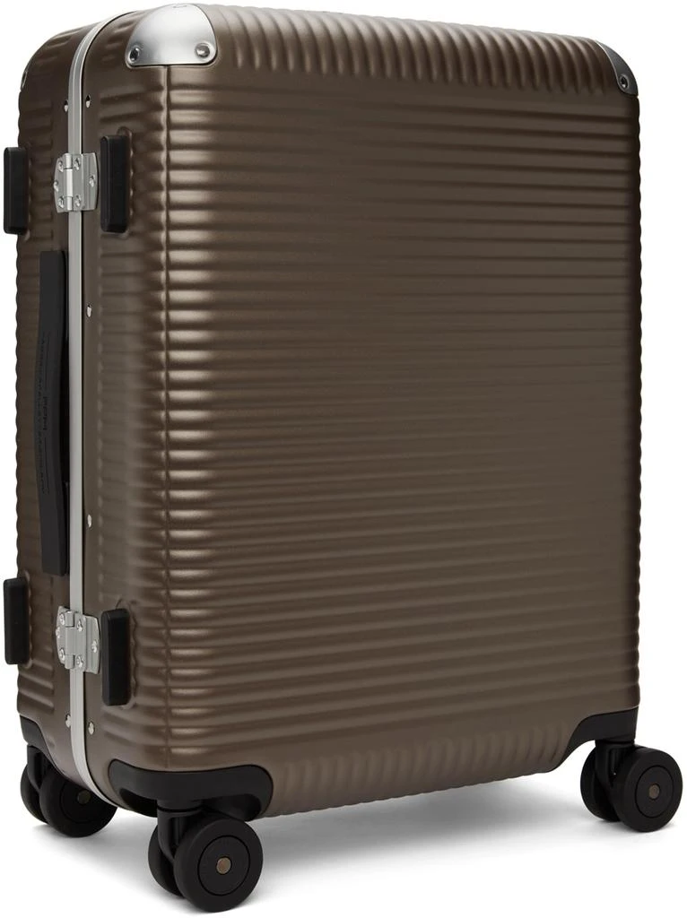 商品FPM Milano|Brown Bank Light Spinner 55 Suitcase,价格¥4450,第3张图片详细描述