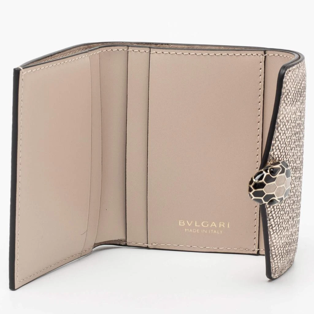 商品BVLGARI|Bvlgari Metallic Gold Karung Leather Serpenti Forever Wallet,价格¥4809,第2张图片详细描述