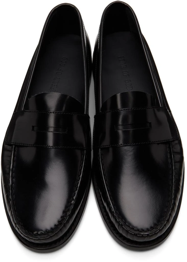 商品Fear of god|Black Leather Penny Loafers,价格¥3135,第5张图片详细描述