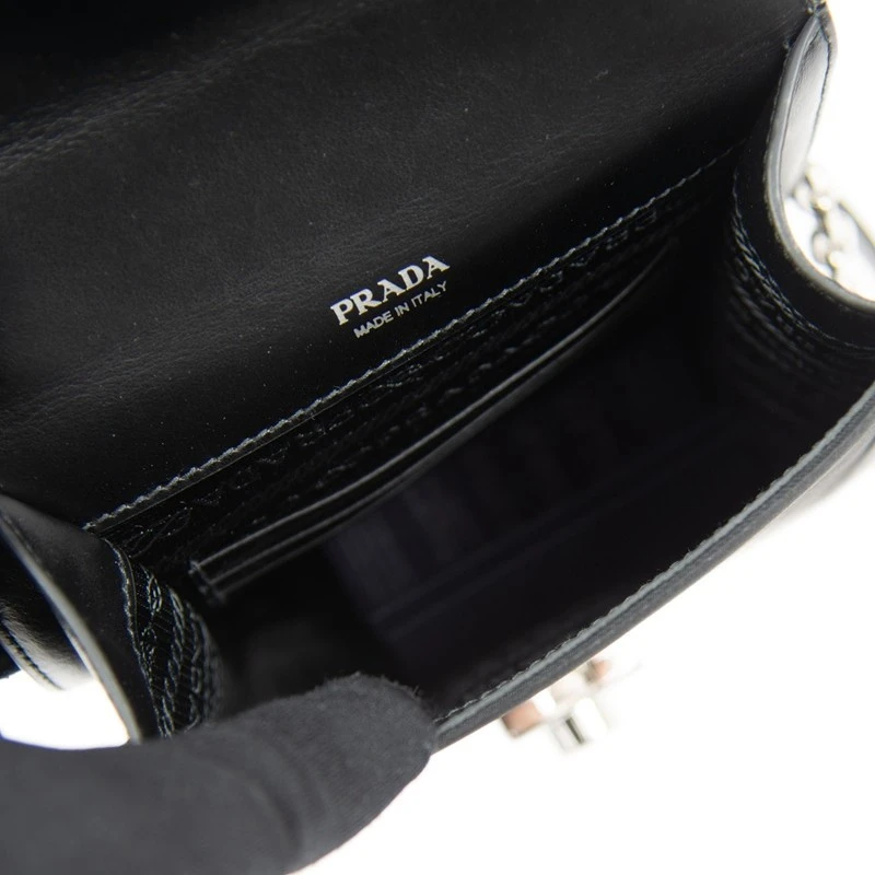 PRADA 黑色女士斜挎包 1BD254-2DLM-F0002 商品