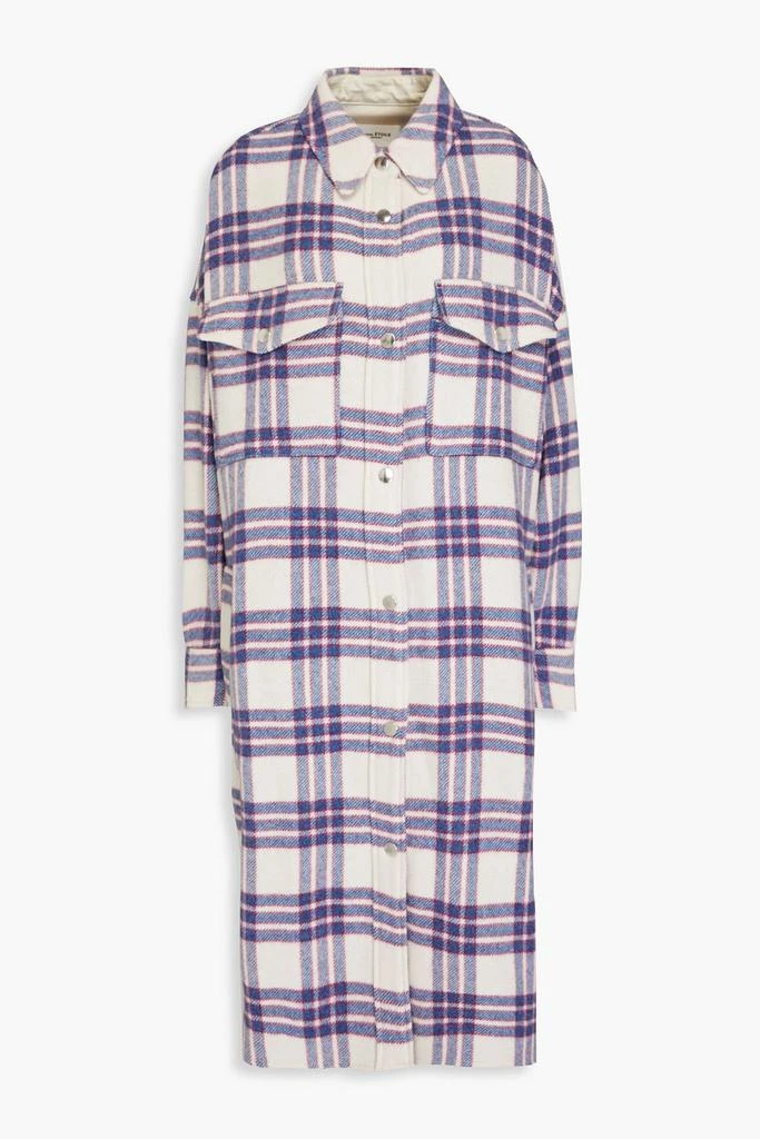 商品Isabel Marant Étoile|Fontizi checked wool-blend tweed coat,价格¥1818,第1张图片