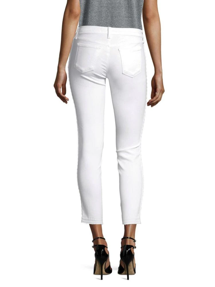 商品J Brand|Low-Rise Crop Braided Skinny Jeans,价格¥2064,第2张图片详细描述