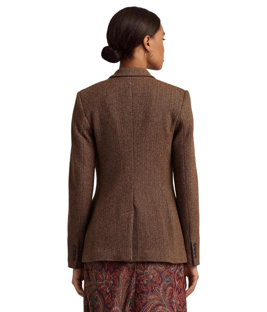 商品Ralph Lauren|Petite Wool-Blend Herringbone Blazer,价格¥2937,第2张图片详细描述