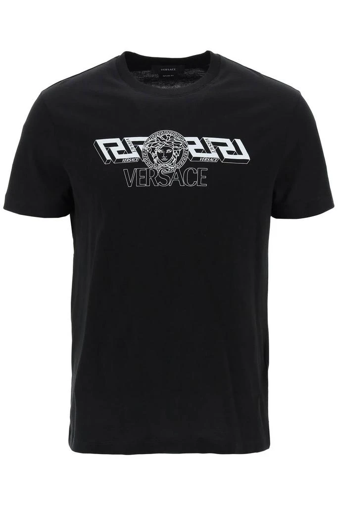 商品Versace|Versace greca and medusa taylor fit t-shirt,价格¥1458,第1张图片