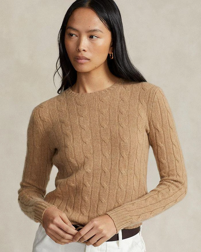 商品Ralph Lauren|Cable Knit Cashmere Sweater,价格¥3748,第5张图片详细描述