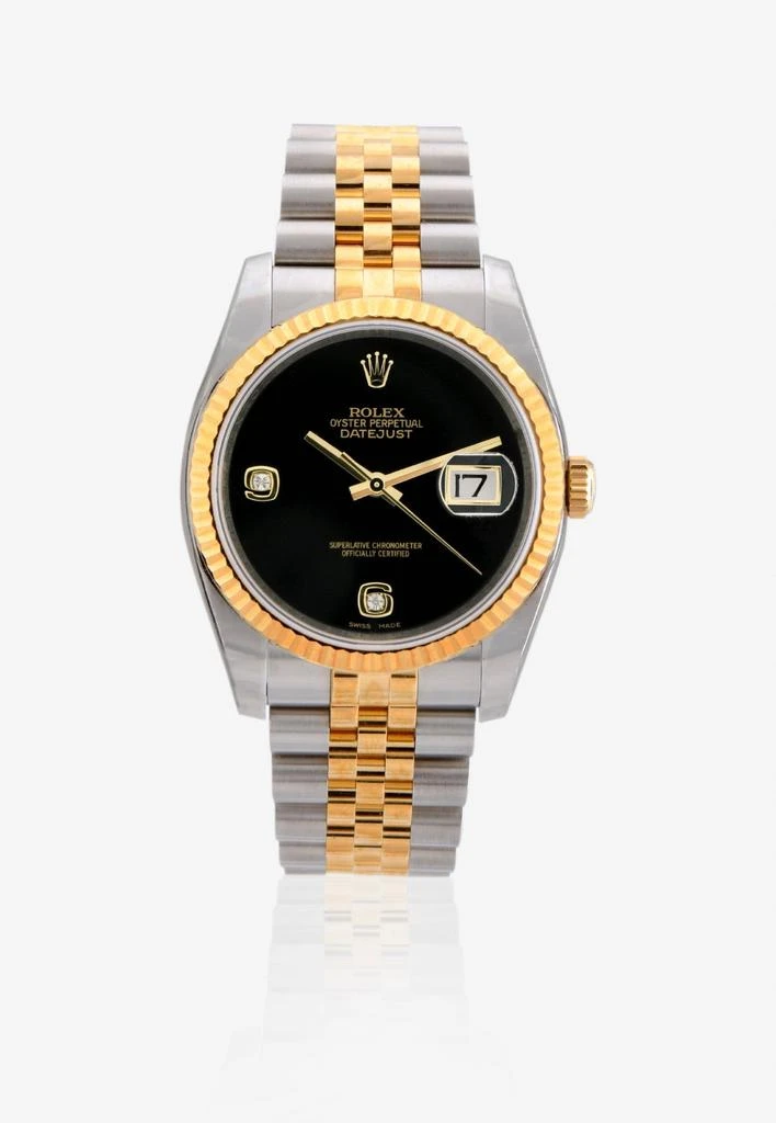 商品Rolex|Oyster Perpetual Datejust Bi-Color with Gold and Diamonds,价格¥98554,第1张图片