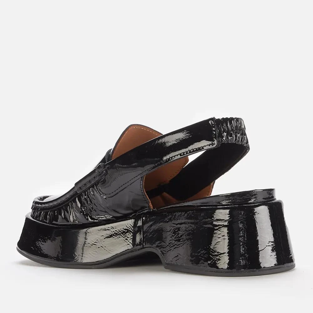 商品Ganni|Ganni Women's Leather Chunky Loafers,价格¥1337,第2张图片详细描述