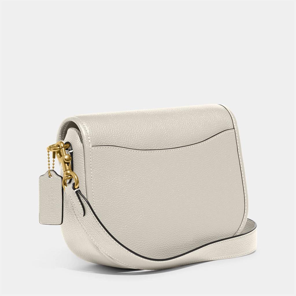 Coach Women's Polished Pebble Willow Saddle Bag - Chalk商品第4张图片规格展示