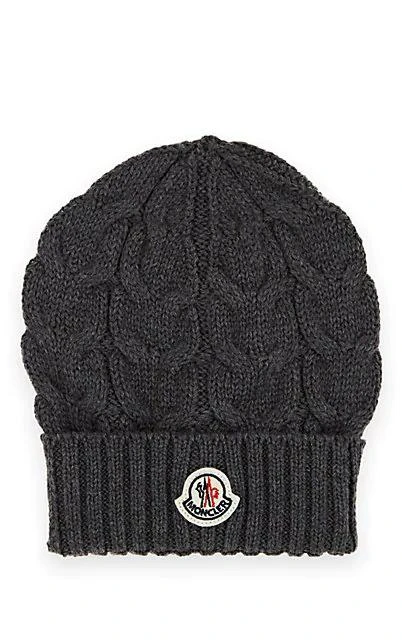 商品Moncler|Kids' Cable-Stitch Wool Beanie,价格¥590,第1张图片