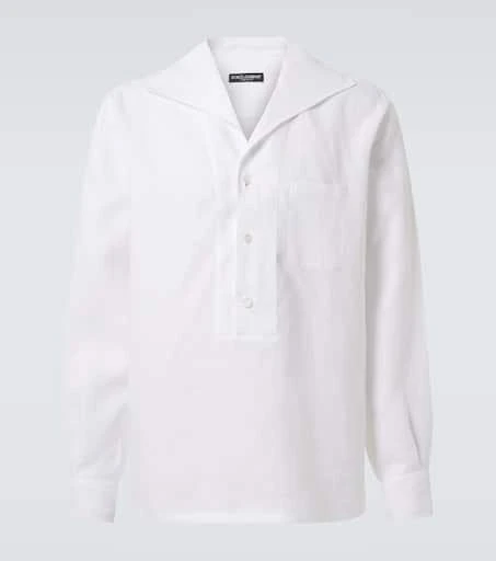 商品Dolce & Gabbana|亚麻衬衫,价格¥11637,第1张图片