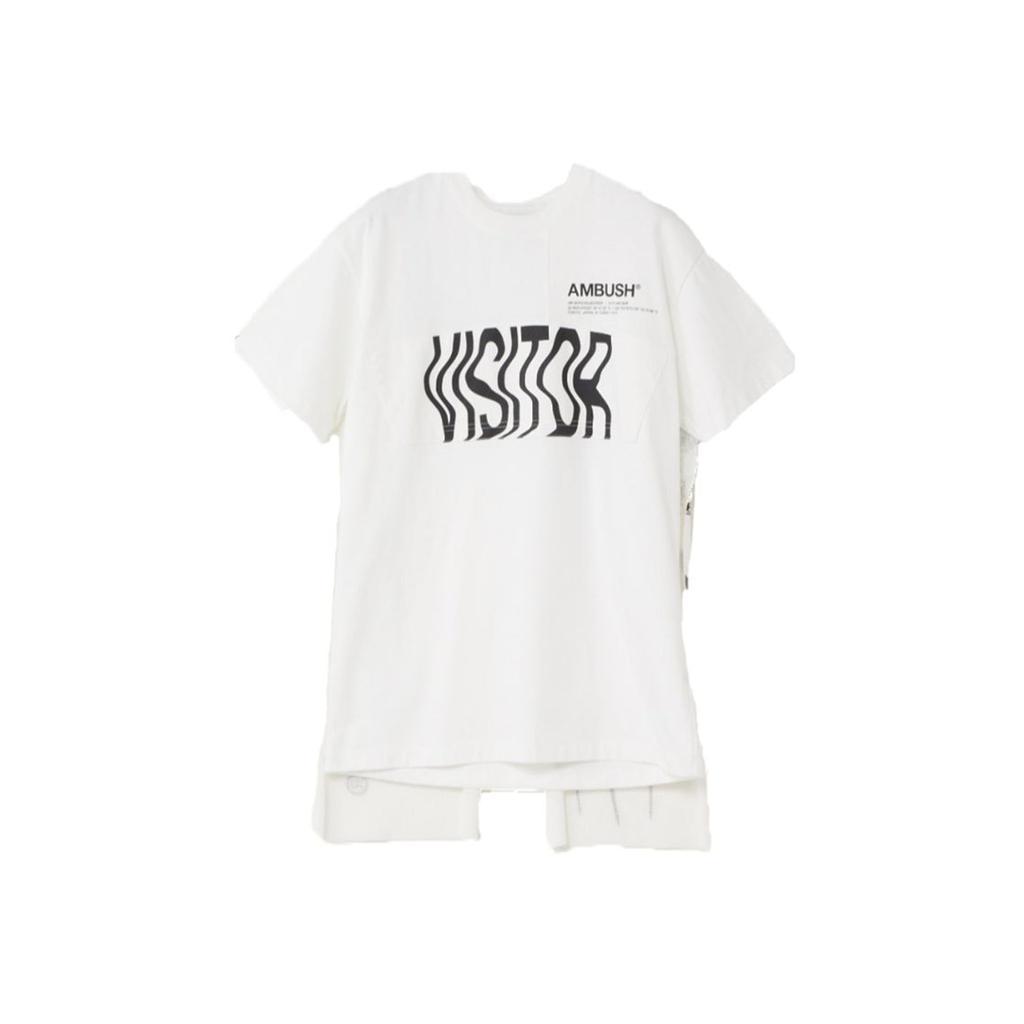 商品Ambush|Ambush White Cape T-Shirt,价格¥2156,第1张图片