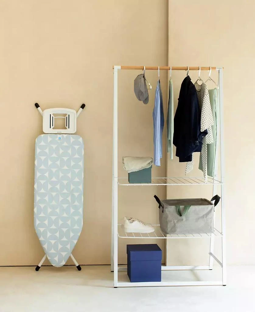 商品Brabantia|Ironing Board C, 49" x 18", 124 x 45 Centimeter - Solid Steam Iron Rest, 1" 25 Millimeter White Frame,价格¥1039,第5张图片详细描述
