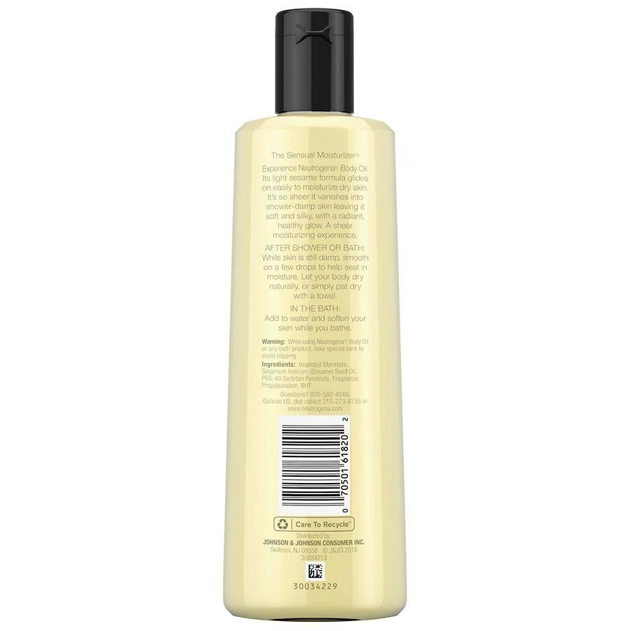 商品Neutrogena|Moisturizing Body Oil, Light Sesame Formula Light Sesame Formula,价格¥111,第3张图片详细描述