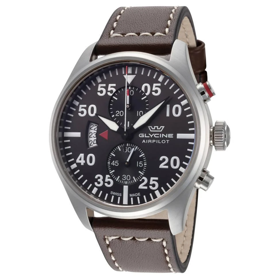 商品Glycine|Glycine Airpilot Chrono 44 手表,价格¥1514,第1张图片