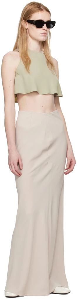 商品AMI|Beige Bias-Cut Maxi Skirt,价格¥2310,第4张图片详细描述