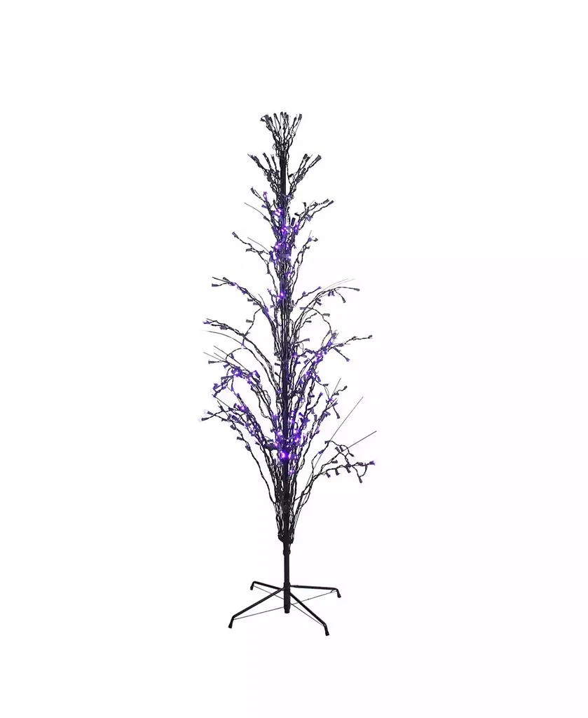 商品Northlight|Pre-Lit Cascade Outdoor Halloween Twig Tree Lights, 4',价格¥755,第1张图片